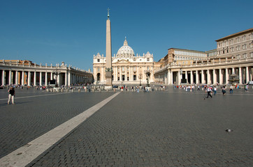 Fototapeta na wymiar Peter Square w Rzymie