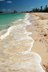 Beautiful beach at Passion Island, Mexico