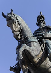 Fototapeta premium Statue du Roi Victor Emmanuel II - Rome, Italie
