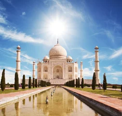 Fotobehang India Taj Mahal-paleis