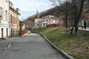 old street in the town