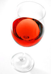 Glas Rotwein