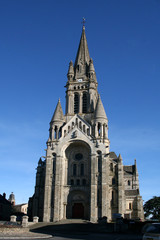Fototapeta na wymiar cathédrale de vitré