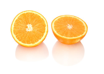 fruits - orange isolatad on white