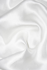 Majestic white silk textile background