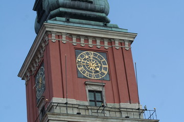 Poniatowsky castle clock