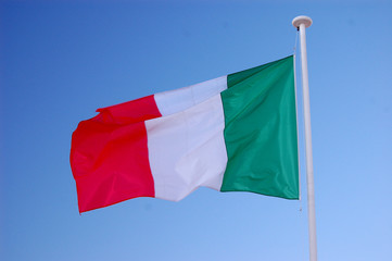 Naklejka na ściany i meble drapeau italien