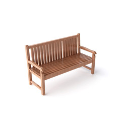 isolated wood bench