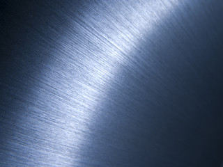 Brushed aluminum surface