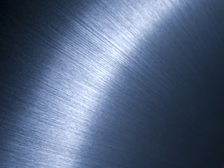 Brushed aluminum surface - obrazy, fototapety, plakaty
