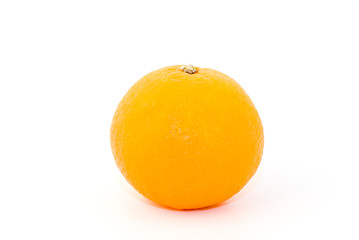 a single orange isolated on white