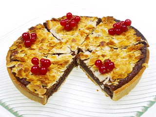 schokoladentorte mit mandeln