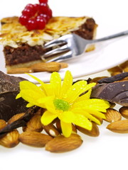 schokoladentorte mit mandeln