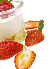 erdbeer triffle dessert