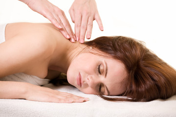 Fototapeta premium Having a massage