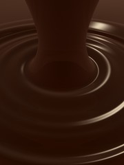 fließende schokocreme