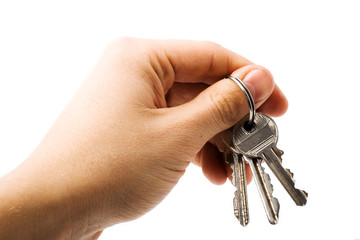 keys in hand