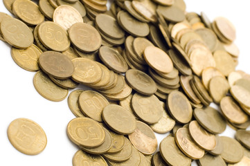 object on white - money - rouble coin