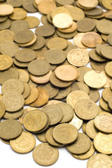 object on white - money - rouble coin