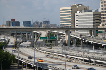 Fototapeta premium urban freeway Miami