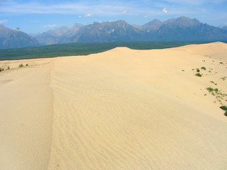 sand dunes of chara