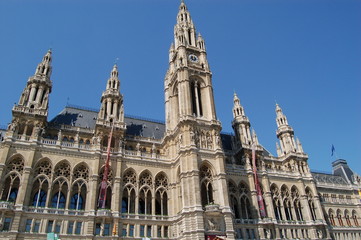 Fototapeta na wymiar Vienna, Austria - Rathaus