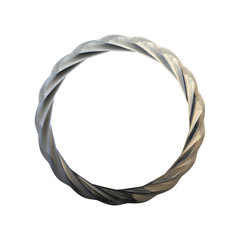 A illustration of a circle metal frame