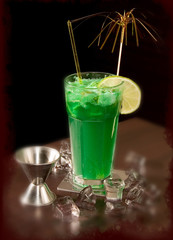 green cocktail
