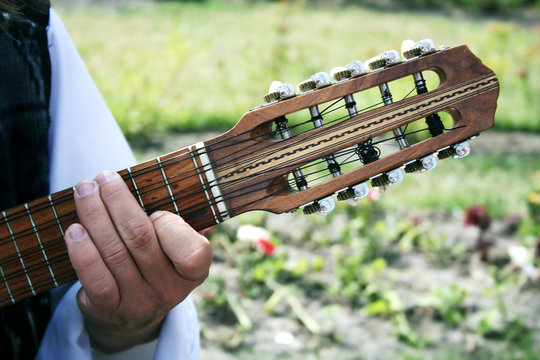 Bolivian guitar called Charango.