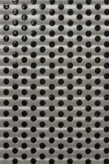 metal background with holes