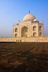 The Taj Mahal mausoleum - Agra, Uttar Pradesh, India