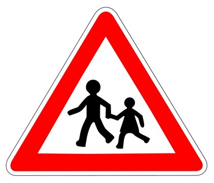 Panneau de Signalisation (Sortie d'ecole - A13A)