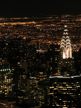 Fototapeta New York la nuit