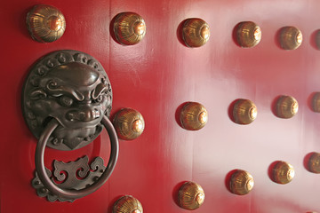 Spiritual Guardian Found on Traditional Chinese Doors