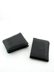 Wallets isolated on the white background