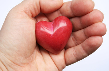 Fototapeta premium herz in hand