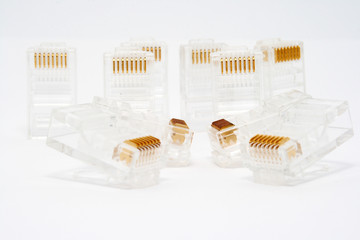 Plastic adapter for TV