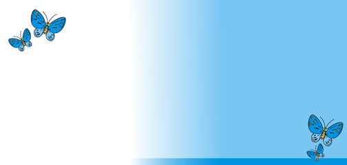 Fond papillon bleu © 1/3i_white