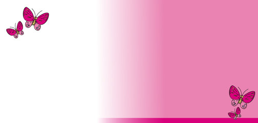 Fond papillon rose © 1/3i_white