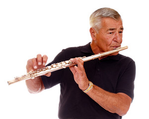 Senior Flute Player © Glenda Powers