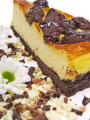 schokoladen käsekuchen