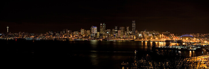 Fototapeta na wymiar Seattle downtown panorama