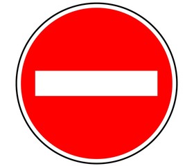Panneau de Signalisation (Sens interdit - B1)