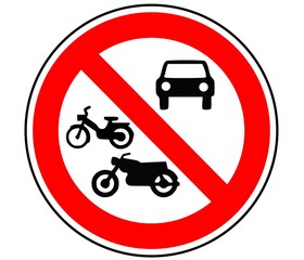 Panneau de Signalisation (Acces interdit - B7b)