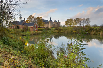 Fototapeta na wymiar Castle Muiderslot, The Netherlands