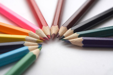 Obraz premium colored crayons