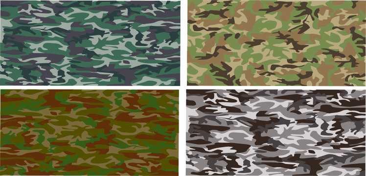 A camouflage pattern that will tile seamlessly
