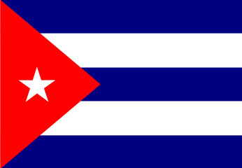 Naklejka premium flag cuba