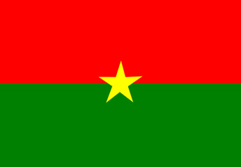 flag burkina faso