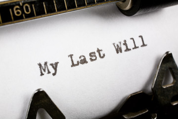 Concept of last will